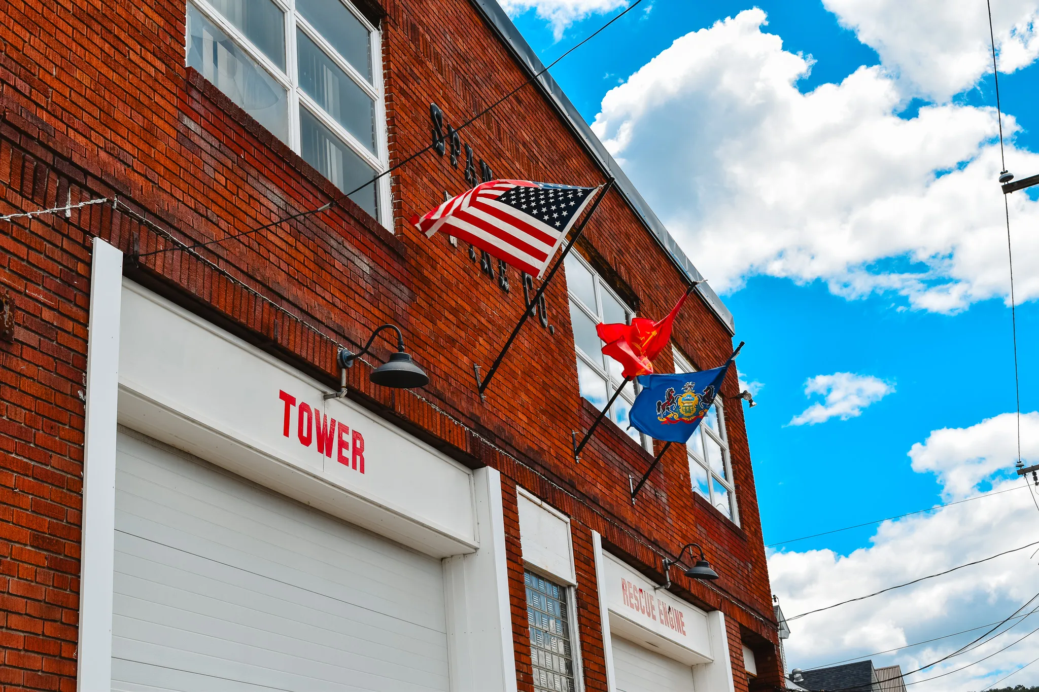 spangler firehouse Up close view of Spangler Firehouse
