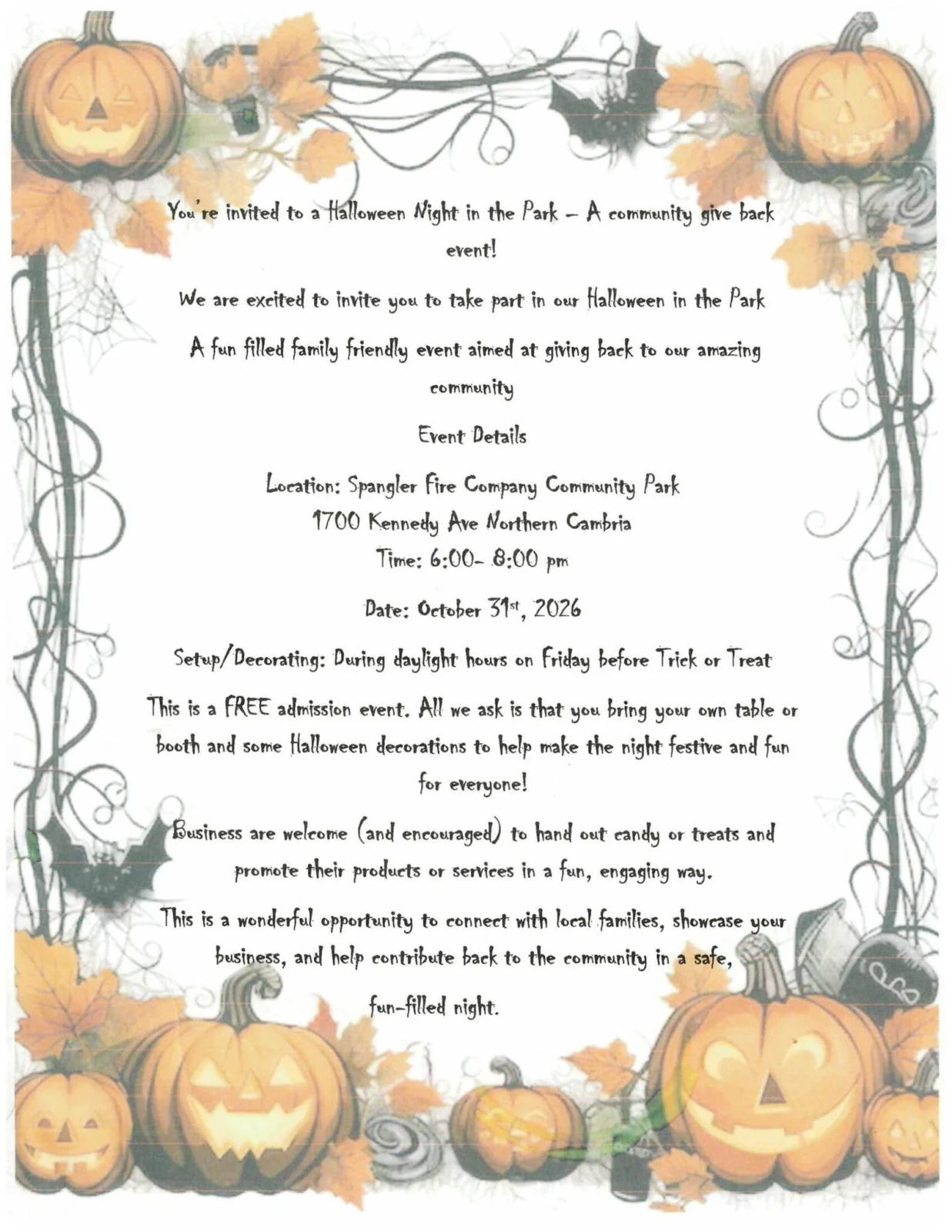 Halloween Festival Flyer